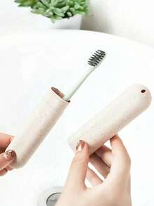 مجموعة حافظة فرشاة أسنان للسفر قطعتين، حامل فرشاة أسنان للسفر، غطاء فرشاة أسنان، واقي فرشاة الأسنان، حافظة فرشاة أسنان محمولة هجينة، رعاية نظافة فرشاة الأسنان، معدات خارجية، مستلزمات سفر متعددة الألوان، لوازم مدرسية، معدات تخييم في العطلات، مستلزمات العطلات، اكسسوارات العطلات، عطر نسائي صغير، عطر رجالي، عطر، زجاجة شاطئ، لوازم العودة إلى المدرسة