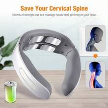 RAF 1个便携式肩部加热脉冲按摩器，穴位按摩器，颈部按摩器，情人节和圣诞节礼物折扣