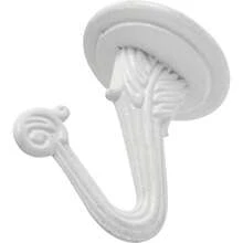 Ook Swag ganchos con Hardware pack de 6 Blanco - Blanco - Ver 1