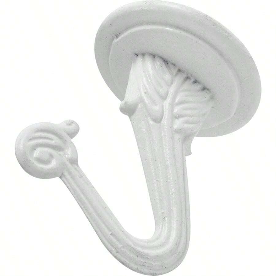 Ook Swag ganchos con Hardware pack de 6 Blanco - Blanco - Ver 1