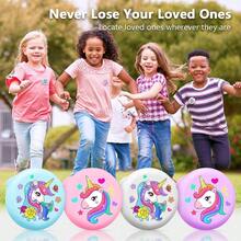Waterproof Airtag Holder - 2 Pack, Tags Case With Pin Clothes, Luggage, Shoes, Backpack, Elderly Fully Hidden AirTag Tracker Case Blue Pink - Gói 2 Kỳ Lân - Xem 6