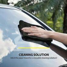 10 Pieces/Pack Microfiber Cleaning Cloths, 30*30cm Random Color Cleaning Cloth, Absorbent Cloth, Kitchen Cloth, Glass Cleaning Cloth Home Cleaning Multi-Color Soft Quick-Drying Absorbent Sponge Set - Kitchen, Bathroom, Home, Home Supply Business Cleaning Supplies Household Items Cocina Kitchen Essentials Kitchen Gadgets Christmas Ready Home Cleaning - 黑色 - 查看 4