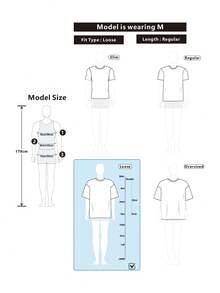 Shwiy Men's Washed Vintage Effect College Style 33 Numeral Print Short Sleeve T-Shirt, Simple Graphic Tee Suitable For Casual Daily Wear, Black - Blue - View 9