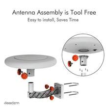 360° Omni-Directional Outdoor TV Antenna RV Marine Gain Booster Digital UHF VHF - 1 - View 10