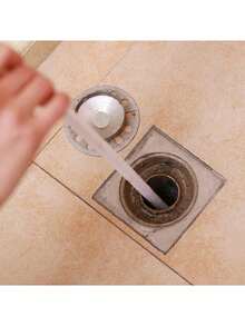 2 Pieces Drain Brush Set, Long Drain Pipe Clog Remover, Pipe Brush Cleaner With Nylon Bristles, Bathroom, Kitchen Sink, Bathtub, Shower, And Sewer Drain Cleaner, Hair Drain Clog Remover, Sink Brush, Pipe Clog Removal Tool - White - View 8