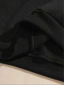 Oversized Cotton Reindeer Print Sweatshirt For Women, Black Christmas Sweatshirt For Home Or Restaurant Use, Lightweight And Durable Design, Festive Casual Comfort Outfit, Holiday Clothing, Cozy Reindeer Print Sweatshirt - Black - View 6