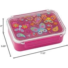 Stephen Joseph Bento Box, compartimento ajustable para niños, caja bento para niños(Mariposa) - Multicolor - Ver 10