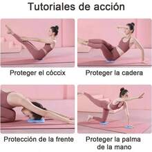 2 Paquetes Rodilleras de Yoga, Almohadilla de Espuma Antideslizante para Yoga, Rodilleras de yoga gruesas, Entrenamiento de Yoga y Pilates - Morado - Ver 5