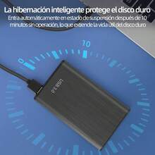 Disco Duro Externo, Disco Duro portátil, USB 3.0 de Datos, 2 TB, Almacenamiento de Datos Externo Delgado, Compatible con PC/Laptop/os(Negro.) - 1 - Ver 5