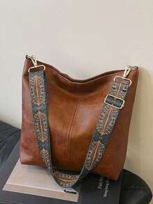 2026 Summer New Fashion Handbags, Shoulder Bags, Crossbody Bags, Tote Bags, Large Capacity, Wide Strap Shoulder/Crossbody Bags, High-Quality Commuter Handbags, Large Capacity Crossbody Bucket Bags, Mother-Daughter Bucket Bags, Women's