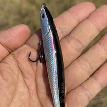 1支/20克远投铅笔型拟饵，人工饵，仿生拟饵，沉水米诺饵，远投沉水硬饵，水面拟饵，户外钓鱼拟饵，冬季钓鱼拟饵，鱼饵