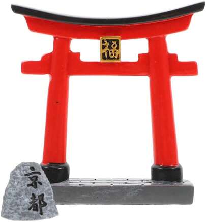 Abaodam Decoraciones De Acuario Ornamento De Torii Decoración De Micro Paisaje Figuras Japonesas Decoración De Hogar