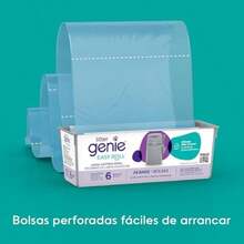 Recambio Genie Easy Roll |Incluye 24 bolsas perforadas en rollo y puede durar hasta 6 meses para gato(24 Bolsas (Paquete de 1)) - Unitalla - Ver 6