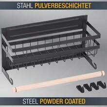 Crockery Cabinet & Kitchen Storage, Storage Racks - Kr002-s (Silver) - View 10