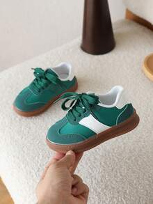 1 Pair Kids Sports Shoes, New Spring/Autumn Girls Casual Sneakers, Boys Trainers - Green - View 6
