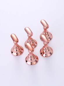 Acrylic Magnetic Chess Piece Nail Art Supplies, Gold, Silver, White Fantasy Chess Pieces For Nail Art Practice, Elegant Display Stand, Nail Art Accessories, Non-Slip Base And Magnetic Base, Suitable For Nail Salons, Nail Art Display Stands, Salon Equipment (Excluding Base) - Multicolor - View 11