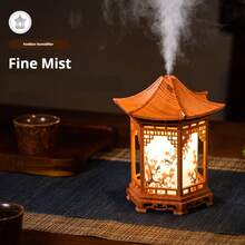 Gazebo Shaped USB Bedroom Humidifier, Creative Hollow Bedroom Night Light, Mini, Ideal For Creating Romantic Ambiance For Christmas, New Year, Independence Day - Multicolor - View 4