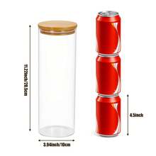Set Of 3 Airtight Glass Storage Jars – 2050ml Large-Capacity Containers For Pasta, Rice, Oats & Cereal - Clear - View 2