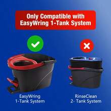 Spin Mop Head For O-Cedar Spin Mop Refill, EasyWring Spin Mop Microfiber Refill, Easy Cleaning Mop Head Replacement 3 Pack - trắng - Xem 5