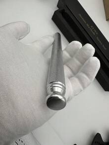 estiloPúa de hielo de acero inoxidable con cubierta de , herramienta para romper hielo, mango antideslizante para un fácil agarre (plata)Versión mejorada - 1 - Ver 3