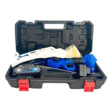 Professional Portable Chainsaw With 2 Batteries, 6-Inch Blade, And Carrying Case. - 藍色 - 查看 6
