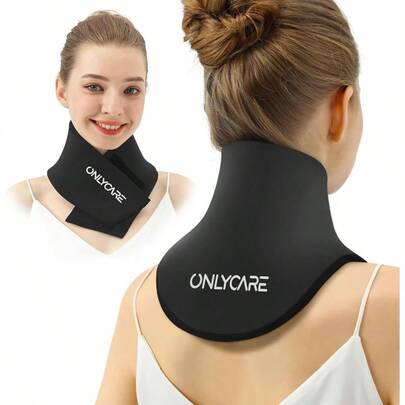 AWYYNeck Ice Pack Wrap Gel - Upgraded Ice Packs For Neck Reusable Hot And Cold Compress Relief Of Pain Swelling Sprains Office Pressure