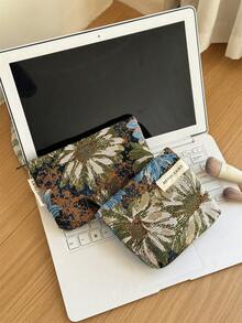 化妆包、便携手提包、收纳包、洗漱包、大容量化妆包、化妆品收纳纸巾收纳包、必备旅行包、收纳包、女士卫生巾收纳包、学生铅笔盒、内袋 - 彩色 - 查看 7