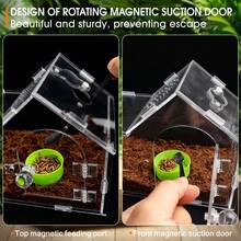 360° Transparent Acrylic Jumping Spider Enclosure Breeding Box Spliced Reptiles Geckos Insect Ventilated Terrarium - Style 4 - View 5