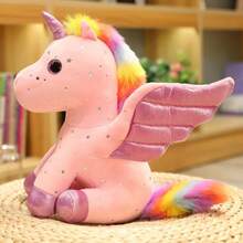 Cute Angel Unicorn Plush Toy 22CM Pillow Soft Fill Girl's Birthday Holiday Gift Home And Office DecorKawaii Giant Unicorn Plush Toy 30cm Soft Stuffed Unicorn Soft Dolls Animal Horse Toys For Children Pillow Birthday GiftsDecorations - Gifts. - Multicolor - View 7
