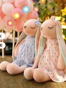 Muñecas de conejo creativas, peluches de conejo "An'an" con orejas caídas, muñecas de peluche femeninas, muñecas tranquilizadoras, regalos de cumpleaños. Juguetes de peluche con forma de pequeños animales lindos, suaves al tacto, son la primera opción para la decoración navideña, la decoración del hogar y la decoración de fiestas - Multicolor - Ver 3