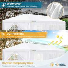 10'x30' Opy Party Tent Wit 6 Re Sides Outdoor Event  S BBQ Parties Patio Camping Gazebo Of W - 10x30 - 查看 3