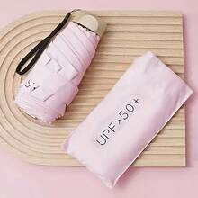1pc Sun Umbrella, UV Protection Umbrella, Sun & Rain Umbrella, Folding Umbrella, Portable Umbrella, All-In-One Sun Umbrella, Card Bag Umbrella, 5-Fold Umbrella, Capsule Umbrella, Pocket Umbrella, Mini Folding Umbrella, Outdoor Portable Sun Umbrella, With Storage Bag, UV Protection Umbrella, Sun & Rain Umbrella, Sun Protection Product - Default - View 19
