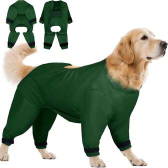 1pc Dog Waterproof Full Body Coverall, Anti-Dirty Jacket, Suitable For Wet Grass, Muddy Paths Or Backyard Play, Fit For Hiking, Camping And Rainy Days, Full Body Coverage, Suitable For Beagle, Cocker Spaniel, Corgi And Other Medium To Large Dogs