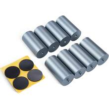 8 columnas de aumento de altura para máquina de grabado láser (longitud L60 mm, diámetro D30 mm) - Accesorios para máquinas de grabado láser - Azul - Ver 1