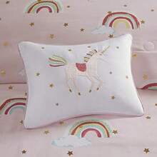 MI ZONE KIDS Cozy Bed In A Bag Edredón con Juego de sábanas Completo Divertido y Divertido Estampado para niños, decoración de habitación de niñas, ,(Individual Alicia, Rosa) - Multicolor - Ver 8