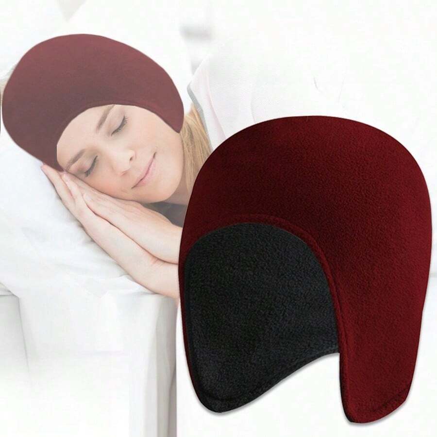 1pc Winter Warm Hat, Sleep Cap, Cycling Balaclava, Ear Warmer, Windproof Cold-Proof Hat, Sleep Insulation Cap - Multicolor - View 1