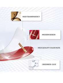 Novos adesivos de unhas em gel à prova d'água, sem necessidade de assar, com cores sólidas e estampas transfronteiriças. Adesivos para unhas com efeito 3D de pó de cebola, à prova d'água, de longa duração e resistentes, ideais para uso diário, presentes e festas. - Baby Rosa - Ver 6