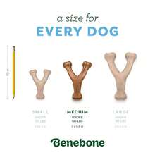 Benebone Wishbone Durable Dog Chew Toy For Aggressive Chewers, Duck, Made In USA, Medium,Medium - Medium - View 6