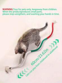 3 件猫咬绳玩具，圣诞节，牙齿护理剑麻绳玩具，磨牙，清洁，耐用，逗猫棒，自娱自乐，缓解压力，晚上安睡