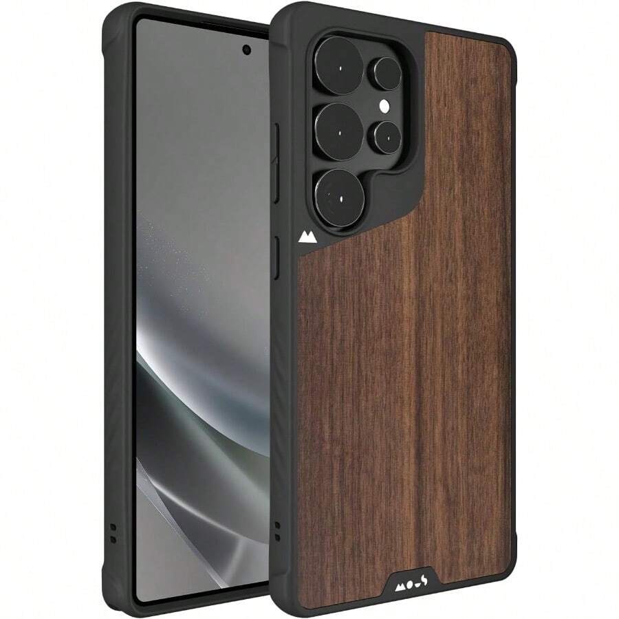 For Samsung Galaxy S25 Ultra Case Compatible - Limitless 6.0 - Walnut - Protective Shockproof Phone Cover - Brown - View 1
