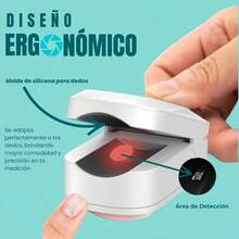 Oxímetro de pulso para dedo Yobekan - Blanco - Ver 5