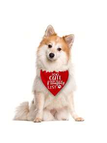 1pc Pet Handkerchief, Solid Color Pet Bib, Printed Polyester Drool Towel, Minimalist Cat Scarf, Triangular Scarf, Bib, Dog Scarf, Christmas Decoration, Christmas Dog Decoration, Dog Bandana, Christmas Dog (Any Pattern And Color) - Green - View 5