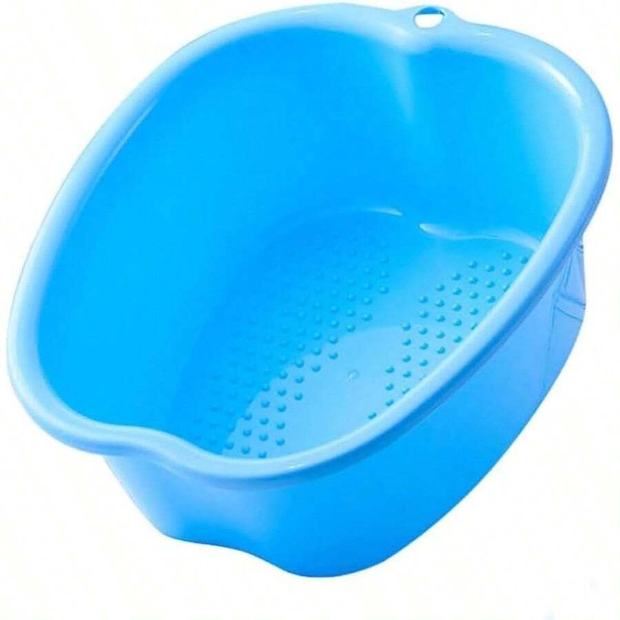 AWYYFoot Soaking Bath Basin Soaking Tub Large Basin Feet Pedicure Foot Massager Ideal For Relaxation And Stress Relief - Perfect For Home And Spa Use Blue - Blue - View 1