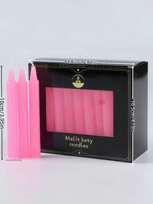 40支/套 - 5.90英寸，12色魔法蜡烛，柱状蜡烛，家用应急照明蜡烛，圆形蜡烛，适用于生日、浪漫婚礼和其他特殊场合。混合颜色，浪漫生日和婚礼礼物，装饰品，浪漫香氛礼物，装饰蜡烛，魔法蜡烛，情人节礼物。 - 彩色 - 查看 9