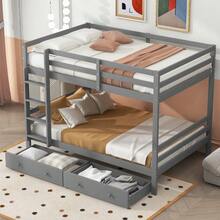 Kids Bed Frames, Headboards & Footboards - Gray + Pine + 140cm*200cm - View 4