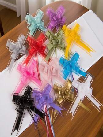 10 piezas de lazos de regalo grandes en colores surtidos - perfectos para decoraciones de boda, Navidad, Halloween, Acción de Gracias, cumpleaños y Día de San Valentín