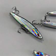 1支/20克远投铅笔型拟饵，人工饵，仿生拟饵，沉水米诺饵，远投沉水硬饵，水面拟饵，户外钓鱼拟饵，冬季钓鱼拟饵，鱼饵