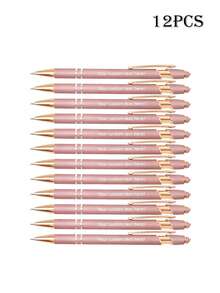 12/24/60/600pcs Personalized Pens, Back To School Supplies,Custom Business Engraver Pens Ballpoint, Personalized Pens With Name,Customized Stylus Pens For Touch Screens,Retractable Writing Ball Pen, Office School Gifts For Women/Men,Office Decor,Elegant Living - Rose Gold - View 11
