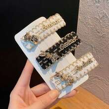 Xiaoxiang Hair Clip Back Head Broken Hair Clip Girl Side Clip Side Bangs Clip Bb Clip Retro Hair Clip - Multicolor - View 2