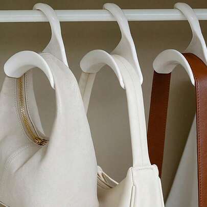 5pcs Acrylic Handbag Hooks, Suitable For Hanging Wallets, Handbags, Backpacks, Ideal For Wardrobe Organization. Also Applicable For Birthday, Wedding, Party Occasions. A Perfect Gift For Colleagues, Friends And Family. Essential For Back To School!